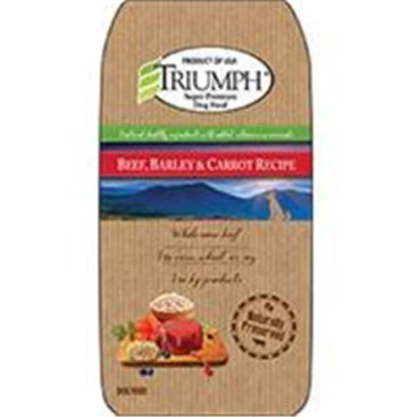 Triumph Pet Industries Triumph Beef; Barley And Carrot Dog Food 30 Pound 00878 486078 - main